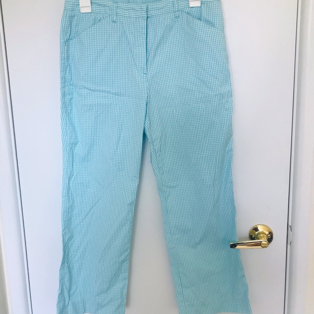 Lily Pulitzer Cropped Gingham Pants